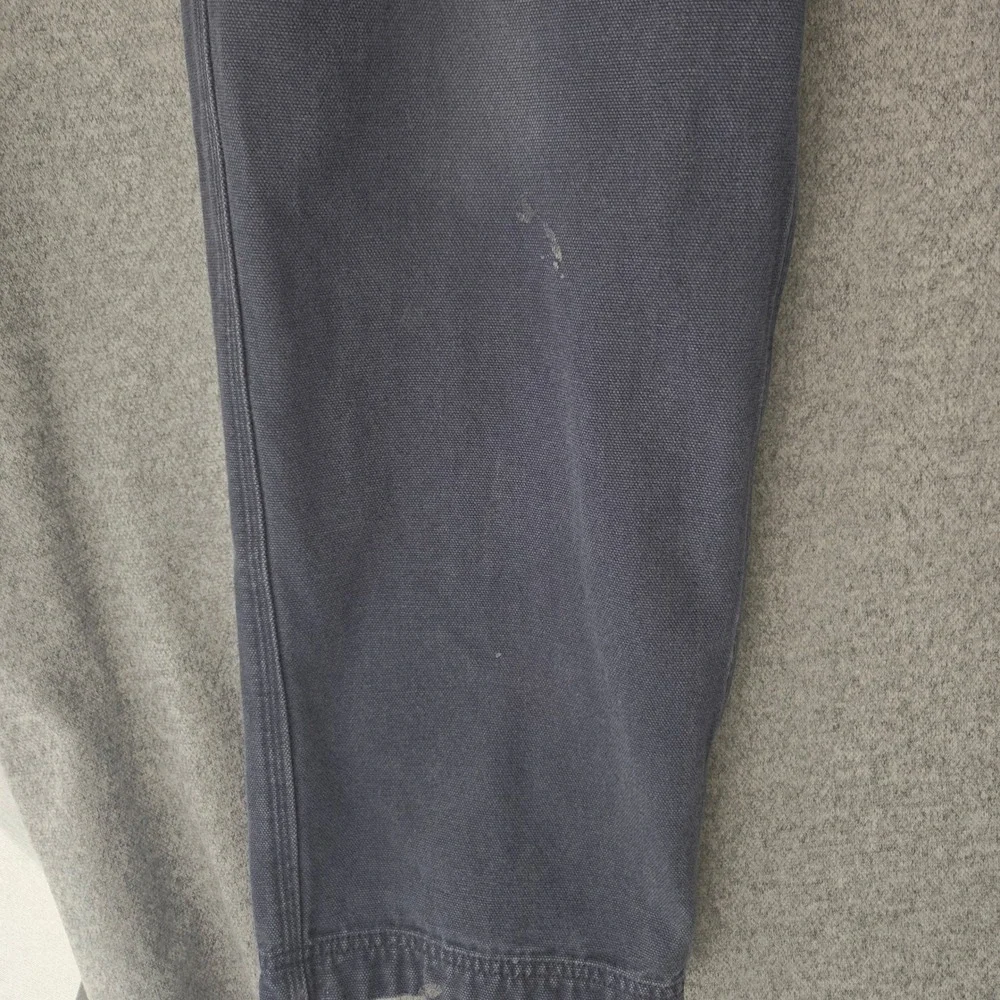 Duluth Trading Fire Hose Carpenter Pants‎ Mens 38x32 Gray Cotton Canvas Workwear